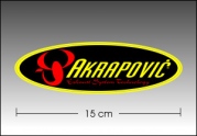 Akrapovic Sárga 15cm