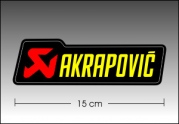 Akrapovic Új Sárga 15cm