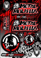 Metal Mulisha NEW matrica szett decal sticker