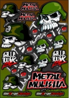 Metal Mulisha matrica szett decal sticker